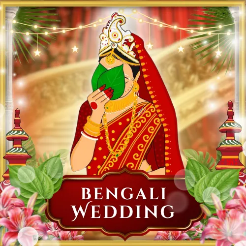 Bengali Wedding Invitation Cards & Biyer Video Invitations templates