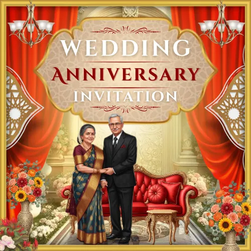 Wedding & Marriage Anniversary Invitations | 25th & 50th Milestone Cards